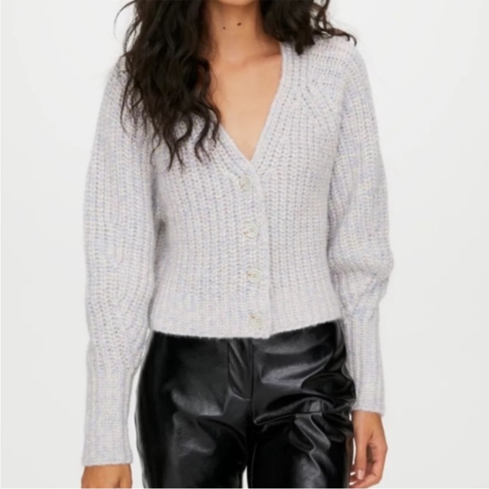 WILFRED cotton candy knit cardigan